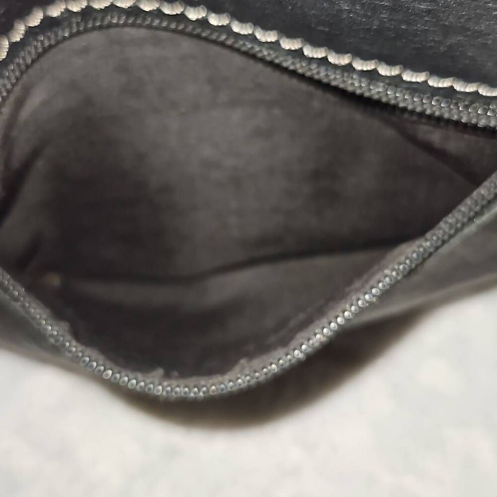 The Sak ‘Kendra’ Black Leather Soft Hobo Shoulder Bag Vegan Leather - Picture 11 of 14